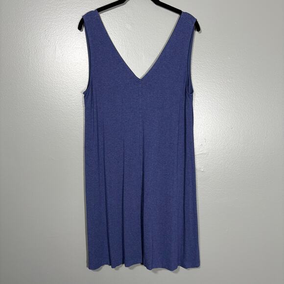 Ann Taylor LOFT Women's Blue Minimalist Sleeveless Shift Dress - Medium - Casual - Picture 1 of 6